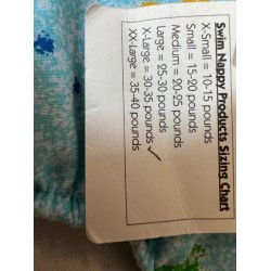 Sun and Swim - SWIM - Build in nappy - LIGHT BLUE  2 yr - 30-35lb - last size