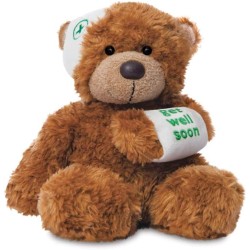 Toys - Soft Toys - BEAR - GET BETTER SOON  - Brown teddy  - UNISEX