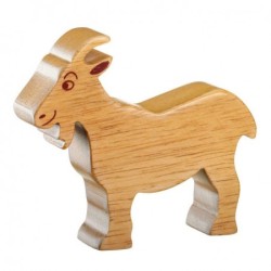 Toys - Wooden - Animals - FARM - Lanka Kade - Natural Wood - GOAT