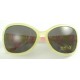 Sun and Swim - Sunglasses - light yellow stripy arms  - Approx 5-10yrs 