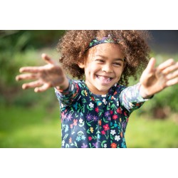 Hair Accessories - Band - FLOWERS - FRUGI - Astrid - 2 pc - Flower Garden - last 0-5yr