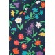 Dress - SKATER - Long sleeves - FRUGI - FLOWERS - Indigo Blue Wild Garden Flowers 