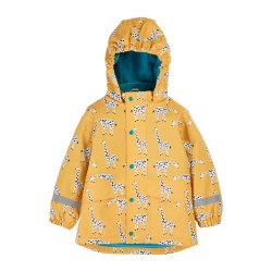 COAT - ANIMALS - Frugi - YELLOW GIRAFFE 