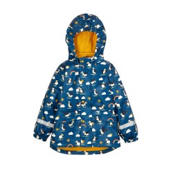 COAT - BIRDS - Frugi - Puffin Puddles - unisex last 2-3, 3-4y