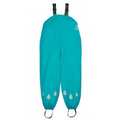 Puddle Trousers - Frugi - CAMPER BLUE - with straps and cuffs