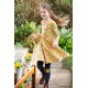 Dress - SKATER - Long sleeves - Frugi - FLOWERS - Yellow Wild Flowers 