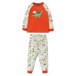 Pyjamas - Frugi - Jamie - DINOSAUR - Orange