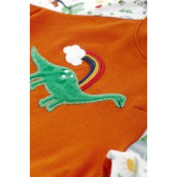Pyjamas - DINOSAURS - Frugi - Jamie - Orange