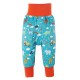 Trousers - Parsnip Pants - FRUGI - Frugi Farm - Blue - Tractors, Rainbow and Animals