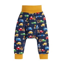 Trousers - Parsnip Pants - Vehicles - FRUGI - Rainbow - Cars and Trucks Wheels  