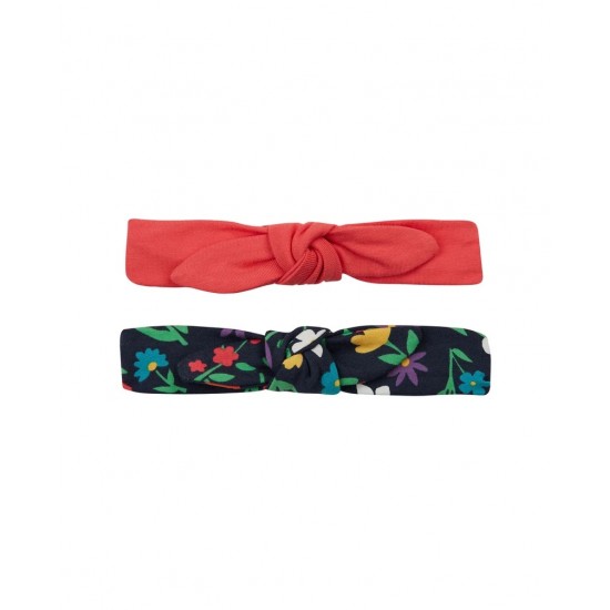 Hair Accessories - Band - FRUGI - Astrid - 2 pc - Flower Garden and Watermelon Pink -  0-5 or 6-12 yr