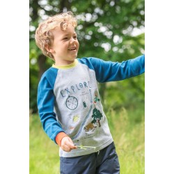 Top - GARDEN - Frugi - Elias - Raglan Explorer - The National Trust specials  - clearance