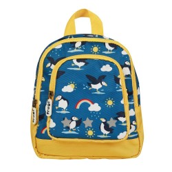 Bag - Backpack with reins - TODDLER -  PUFFIN PUDDLES - FRUGI - Adventurers