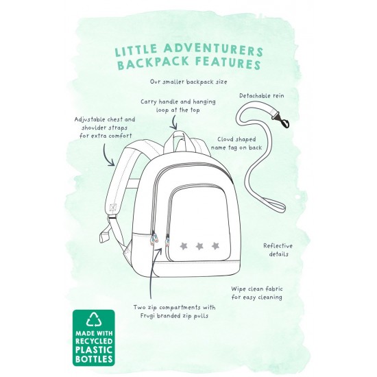 Bag - Backpack with reins - TODDLER - PEGASUS HORSE - FRUGI - Adventurers 