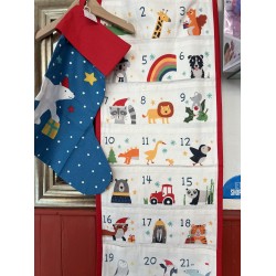 GIFT - CHRISTMAS STOCKING - Frugi - Yuletide Stocking - Arctic Polar Bear Star - last two