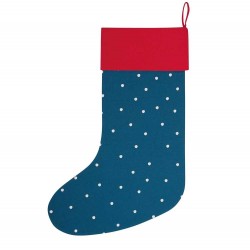 Bag - STOCKING - Christmas Gift - Frugi - Yuletide Stocking - Polar Bear Star 