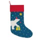 Bag - STOCKING - Christmas Gift - Frugi - Yuletide Stocking - Polar Bear Star 