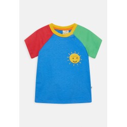 Top - RAINBOW - Frugi - Rafe - Cobalt Blue Sunshine 