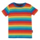 Top - Frugi - Favourite - Bright Rainbow Stripe 