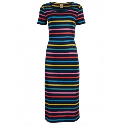 ADULT- Dress - FRUGI - Melanie - Midi - Stripe  - ladies UK 8, 10, 12, 14, 16 ,18 