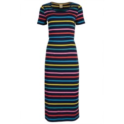 ADULT - Dress - FRUGI - Melanie - Midi - Stripe  - ladies UK 8, 10, 12, 14, 16 ,18 - flash clearance - no return offer