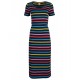 ADULT - Dress - FRUGI - Melanie - Midi - Stripe  - ladies UK 8, 10, 12, 14, 16 ,18 - flash clearance - no return offer