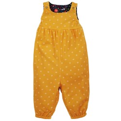 Trousers - Dungarees - Cord - Frugi - Reversible - Willow Gold