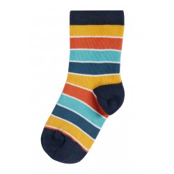 Socks - Frugi - 3pc - Counting Sheep and stripe -  0-6m, 6-12m, UK 3-6 (1-2y) , UK 6-8 (2-4y) 