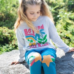 Trousers - Joggers - SPACE - Frugi - Switch - Loch Blue and Shooting Stars - last 3-4y