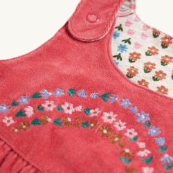 Trousers - Dungarees - Cord - Frugi - Reversible - Prim - soft cord  Rosehip Floral Fun