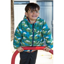 JACKET - BIRDS - REVERSIBLE - Frugi - Toasty Trail- Birds of Prey  last 2-3, 7-8 yr
