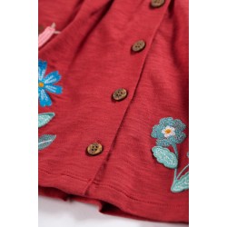 Dress - Frugi - Marisa - Rosehip and Flowers - last size