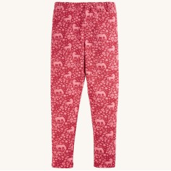 Leggings - Animals - HORSES - FRUGI - LIBBY - PINK - Guava Ponies - last size