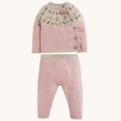 Set - 2pc - Frugi - Kerry - Knitted Bunny Rabbit Jumper and  trousers 