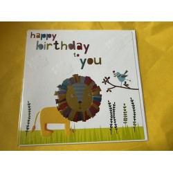 Cards - Birthday - LON - Unisex blank card -  Happy Birthday to you
