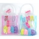 Hair Accessories - BOBBLE - BAG - First small SLIDES and BOBBLES - Rainbow pink aqua 