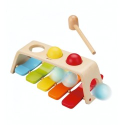 Toys - Wooden - BENCH - 2 in 1 Pound and Tap Bench - 12m plus 