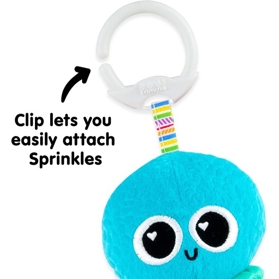 Toys - Baby - Sensory -Mini Clip - Go Sprinkles The Jellyfish - sensory with teething ring - 0-6m