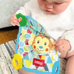 Toy - Baby - Sensory - Teething Blankie - MONKEY - stimulates eye and hand co-ordination