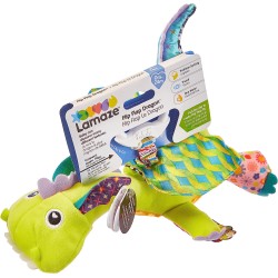 Toys - Rattle - DRAGON - Clip On - Flip Flap 