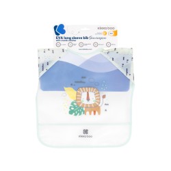 Bib - feeding - First Waterproof Long Sleeved with crumb catcher - from 4m
