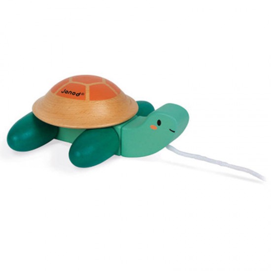 Toys - Wooden - Baby - Pull Along Turtle - from 1 yr 