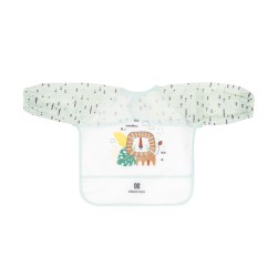 Bib - feeding - First Waterproof Long Sleeved with crumb catcher - from 4m