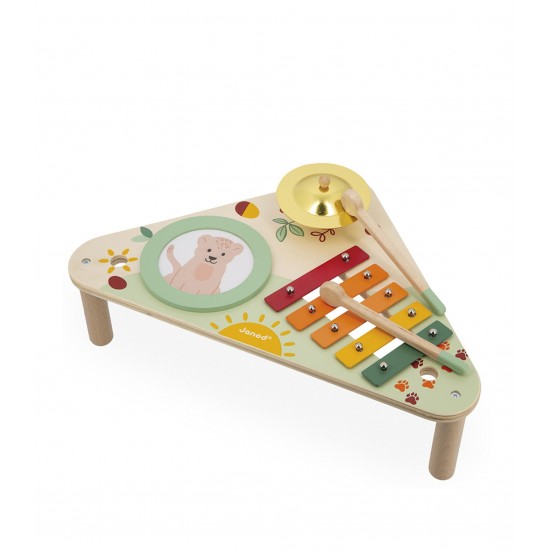 Toys - Musical -Table Sunshine - drum, cymbal, xylophone and two sticks...  from 12 m
