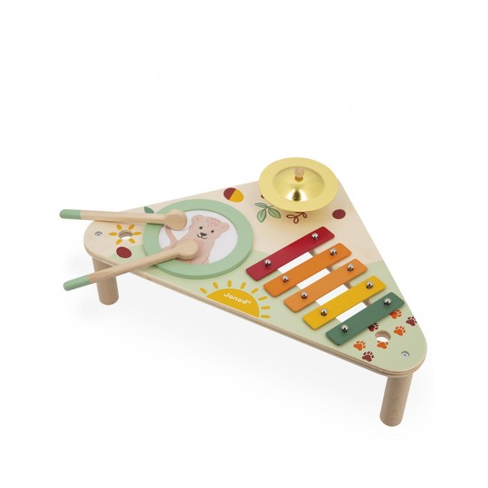 Toys - Musical -Table Sunshine - drum, cymbal, xylophone and two sticks...  from 12 m