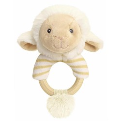 Toys - Rattle - LAMB - RING - White sheep 