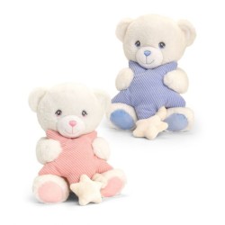 Toys - MUSICAL - TEDDY BEAR - MUSICAL with pull STAR - PINK  or  BLUE - from 0m