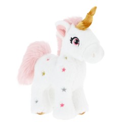 Toys - Soft Toys - Fantasy - Unicorn - with stars - standing 16cm