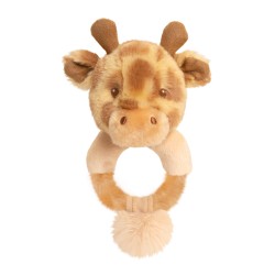 Toys - Rattle - GIRAFFE - RING - 14cm
