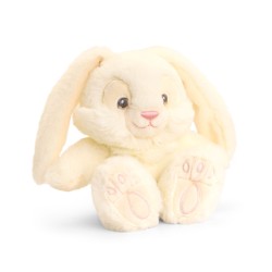 Toys - Soft Toys - Woodland Animals - BUNNY RABBIT - patch foot  with floppy ears - appr 15cm